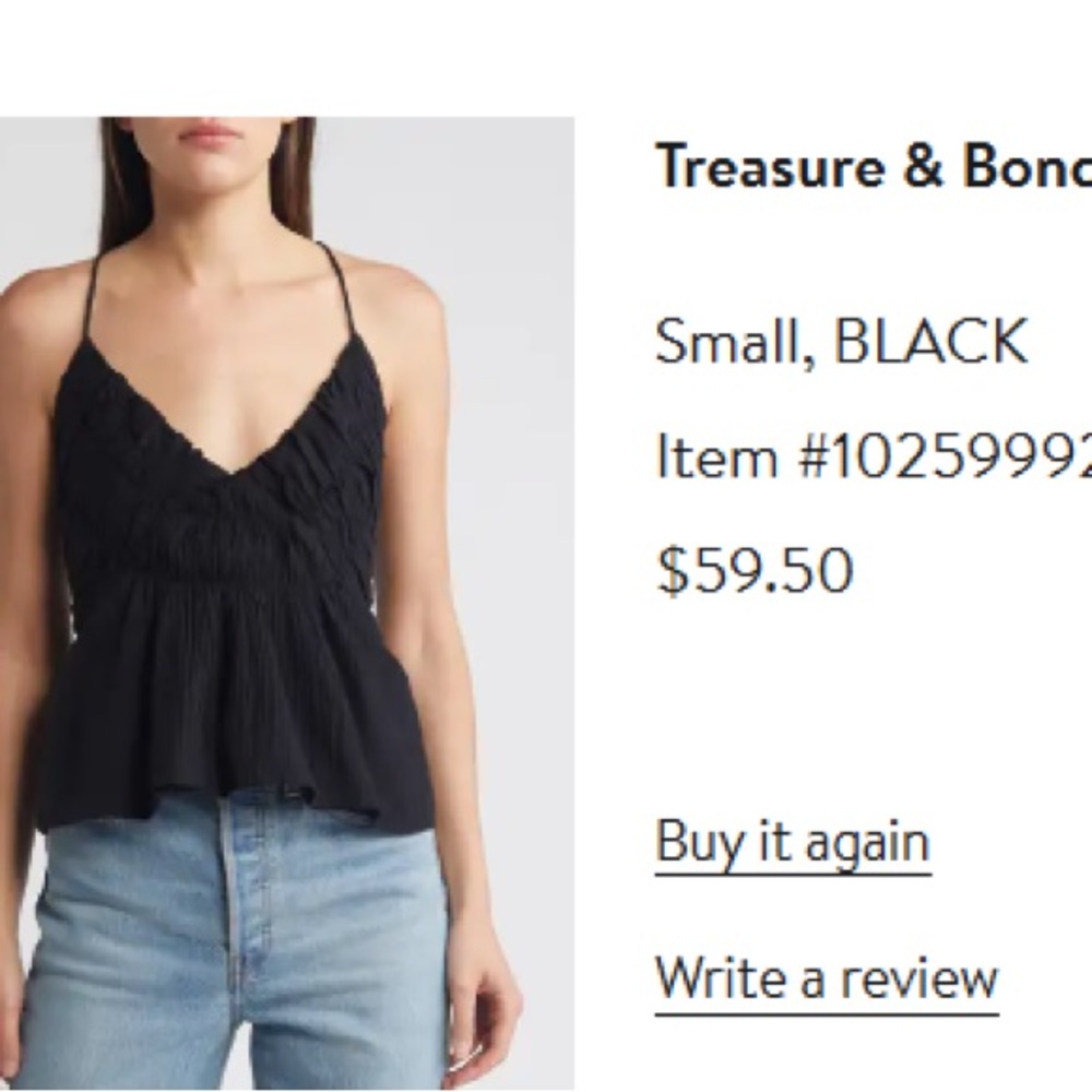 Treasure & Bond Peplum Top